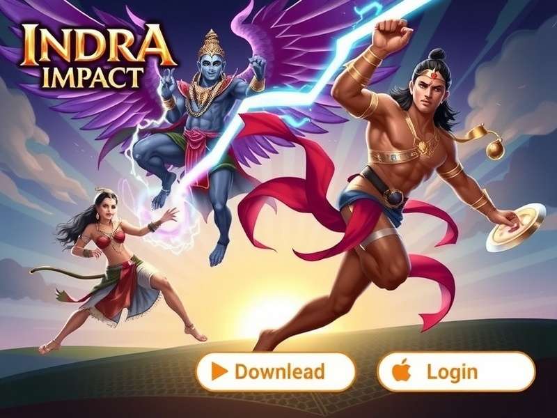 Indra S Impact Characters: Indra, Sachi, and Arjuna in battle poses