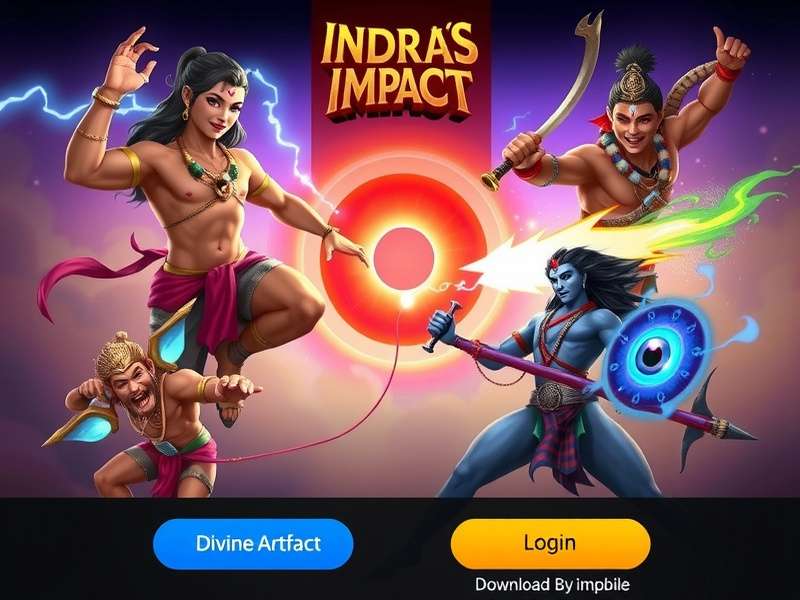 Indra S Impact Gameplay showing Indra using lightning attacks against demons